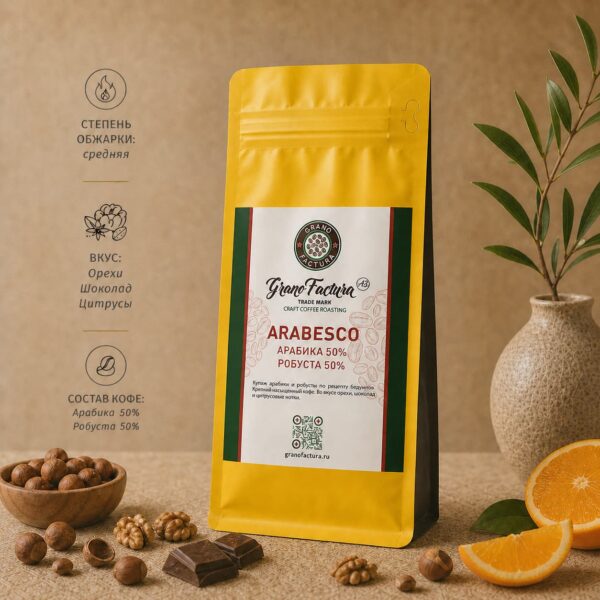 Кофе в зернах Купаж АРАБЕСКО